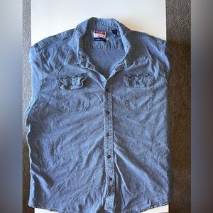 Wrangler Comfort Flex Short Sleeve Button Up